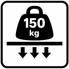150 kg Traglast Fachboden